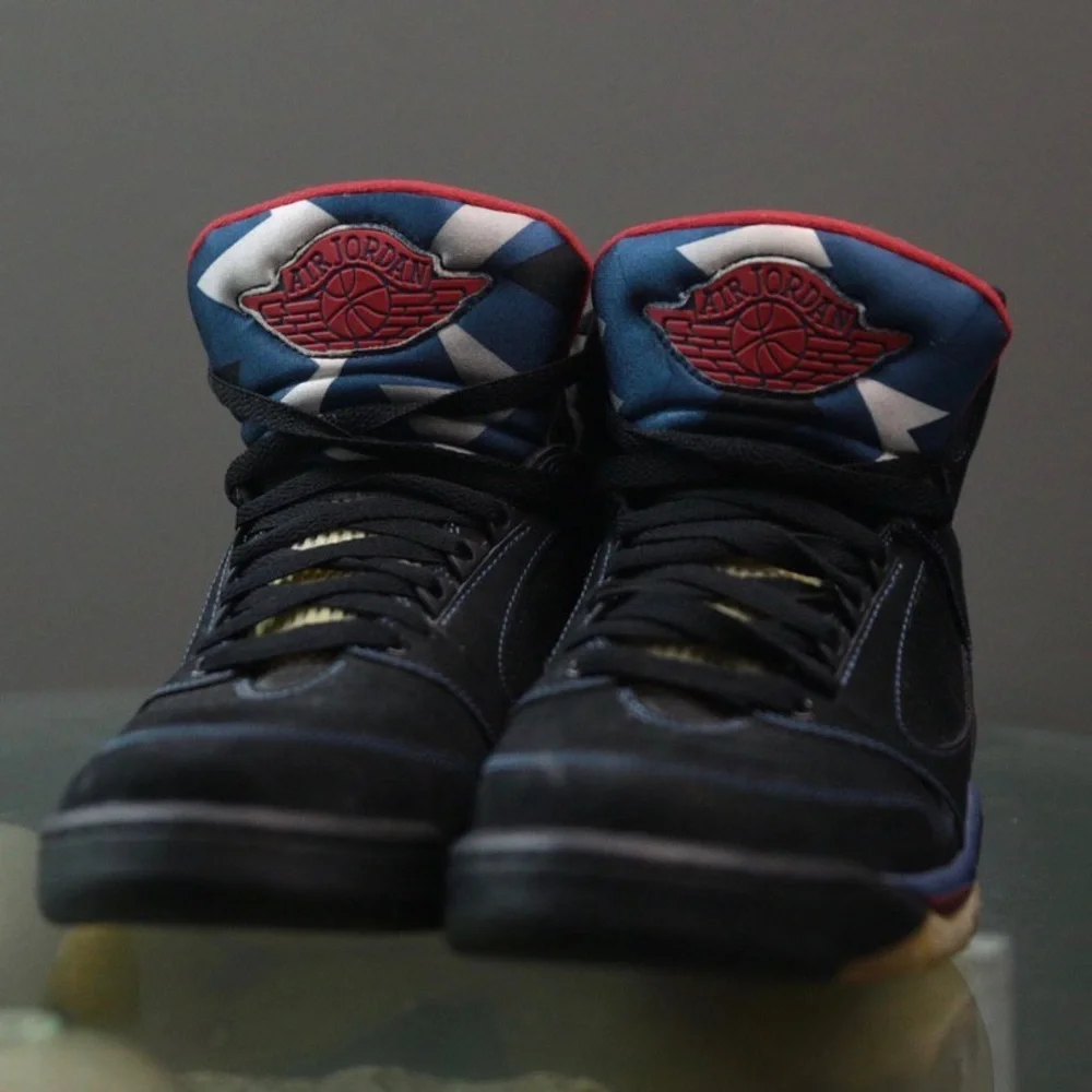 RARE 364806 062 AIR JORDAN SIXTY PLUS black/varsity red-french blue MEN Size 10